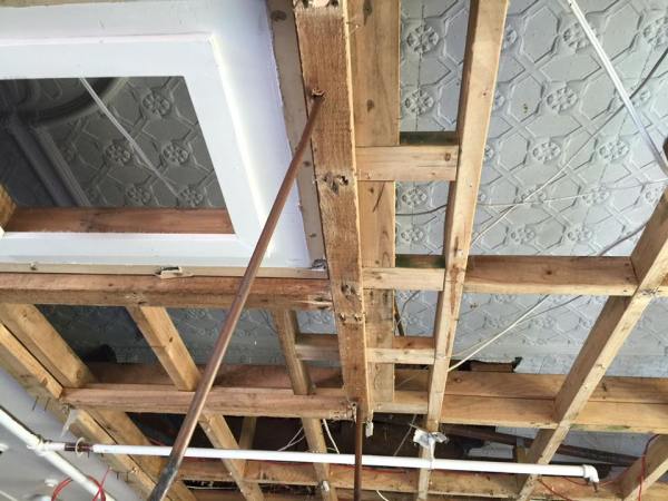Pressed Tin Ceiling – The Manor